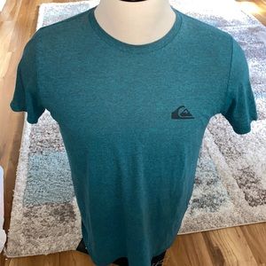 Men’s, M, Quicksilver tee, blueish green, smoke free home